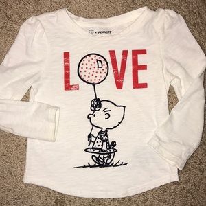 Gap “Love” Peanuts Shirt